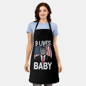 Kat Trump 9 Levens Baby Grappige Trump Kat Schort (Gedragen)