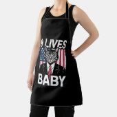 Kat Trump 9 Levens Baby Grappige Trump Kat Schort (Insitu)
