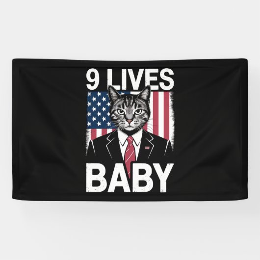 Kat Trump 9 Levens Baby Grappige Trump Kat Spandoek (Horizontaal)
