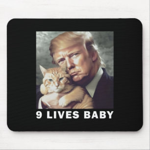 Kat Trump 9 Levens Door Trump 2024 Winst Overwinni Muismat