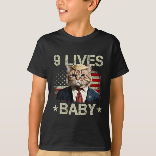 Kat Trump 9 woont in Ba T-shirt (Voorkant)