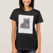 Kat  Tsk Tsk T-shirt (Voorkant)