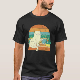 Kat Tuin Tuinieren Vintage Tuinman T-shirt