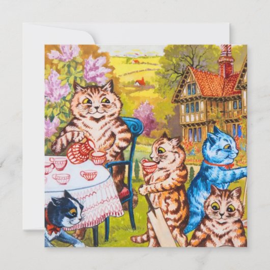 Kat Tuinfeest Kaart (Voorkant)