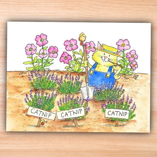 Kat Tuinman Briefkaart
