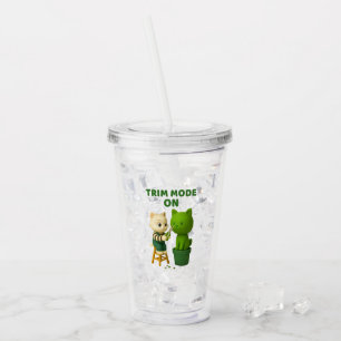 Kat Tuinman Topiaire Snoei Modus Surreal Acryl Drinkbeker