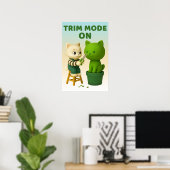 Kat Tuinman Topiary Trimmodus Surreal Poster (Thuiskantoor)