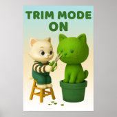 Kat Tuinman Topiary Trimmodus Surreal Poster (Voorkant)