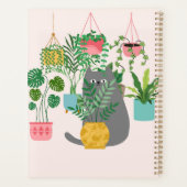 Kat Tussen Planten Grappig Planner (Achterkant)