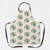Kat Tussen Planten Grappig Schort (Voorkant)