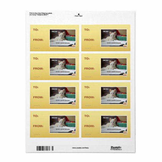 Kat Tutor Etiket (Full Sheet)