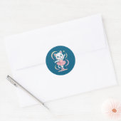 Kat Tutu Ballet Dansen Ballet Ronde Sticker (Envelop)