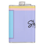 Kat Tuxedo Pastel Katten Vrouwen Pastel Kleuren Heupfles (Achterkant)