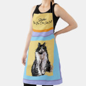 Kat Tuxedo Pastel Katten Vrouwen Pastel Kleuren Schort (Insitu)