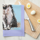 Kat Tuxedo Pastel Katten Vrouwen Pastel Kleuren Theedoek (Quarter Fold)