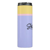 Kat Tuxedo Pastel Katten Vrouwen Pastel Kleuren Thermosbeker (Achterkant)