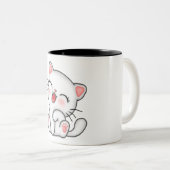 Kat Tweekleurige Koffiemok (Voorkant rechts)