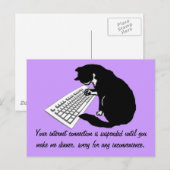 Kat typen briefkaart (Voorkant / Achterkant)