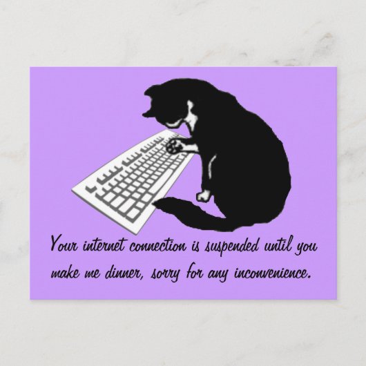 Kat typen briefkaart (Voorkant)