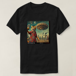 Kat UFO Selfie: Cadeau van het katje #01 T-shirt