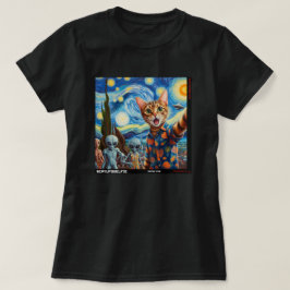 Kat UFO Selfie: Cadeau van het katje #01 T-shirt