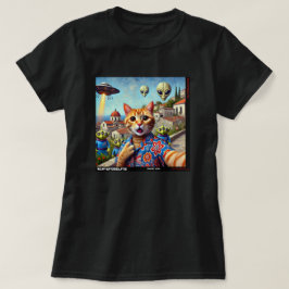 Kat UFO Selfie: Cadeau van het katje #03 T-shirt