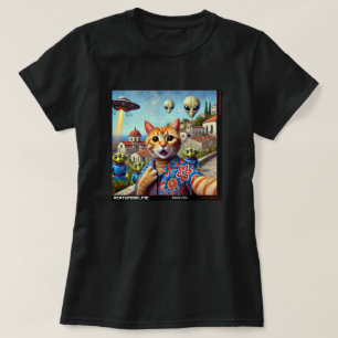 Kat UFO Selfie: Cadeau van het katje #03 T-shirt