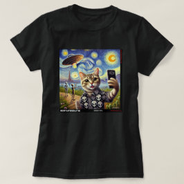 Kat UFO Selfie: Cadeau van het katje #07 T-shirt
