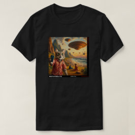Kat UFO Selfie: Cadeau van het katje #09 T-shirt