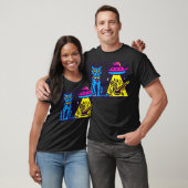 Kat Ufo spelen Kat Cult T-shirt (Unisex)