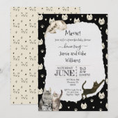 Kat Uitnodiging (Voorkant / Achterkant)