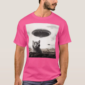 Kat uitvoeren t-shirt