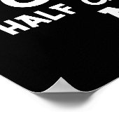 Kat Unicorn Magische Caticorn Kitten Regenboogpale Poster (Hoek)