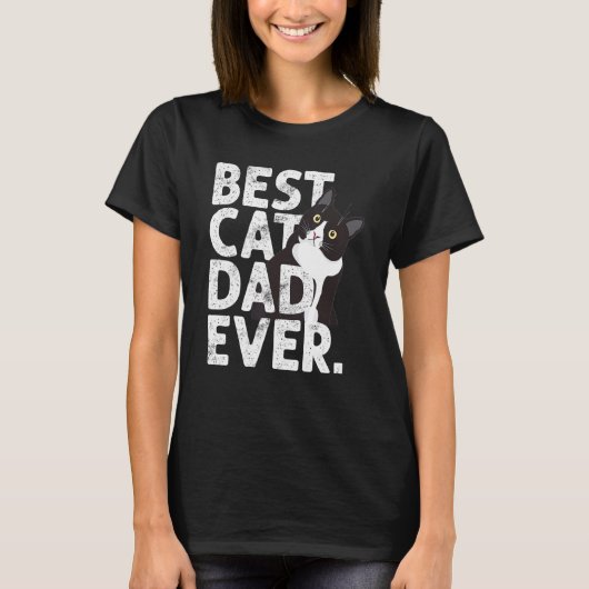 Kat Vader Beste Kat Vader Ooit T-shirt (Voorkant)