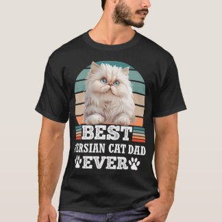 Kat Vader Beste Perzische Vader Ooit Perzische Kat T-shirt