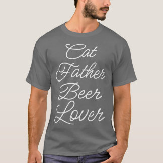Kat Vader Bier Liefhebber II T-shirt