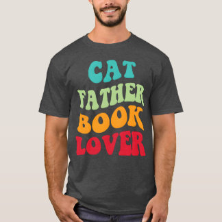 Kat Vader Boek Liefhebber meisje T-shirt