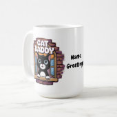 Kat Vader Buitengewoon De Beste Kat Vader Ooit Koffiemok (Voorkant links)