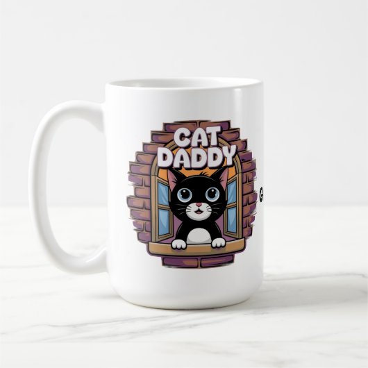 Kat Vader Buitengewoon De Beste Kat Vader Ooit Koffiemok (Links)