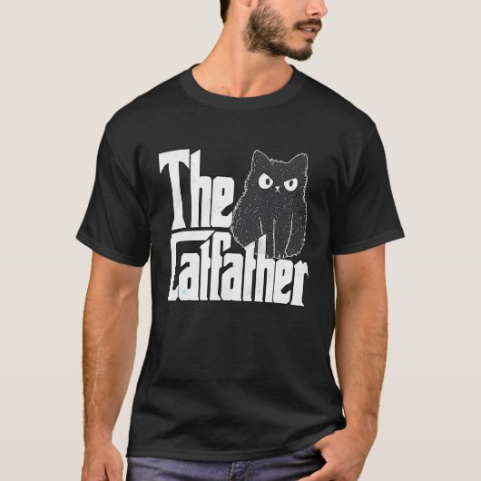 Kat Vader De Katvader Gekke Slechte Kat Vader Kitt T-shirt (Voorkant)