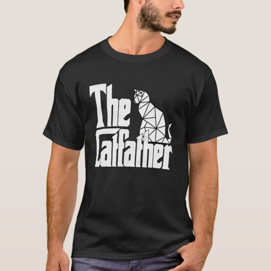 Kat Vader De Katvader Witte Polygoon Kat Vader Kit T-shirt (Voorkant)