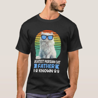Kat Vader GROOTSTE PERZISCHE KAT VADER BEKEND Vint T-shirt