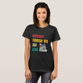 Kat Vader GROOTSTE TURKSE VAN PAPA Ooit Leuk T-shirt (Voorkant volledig)