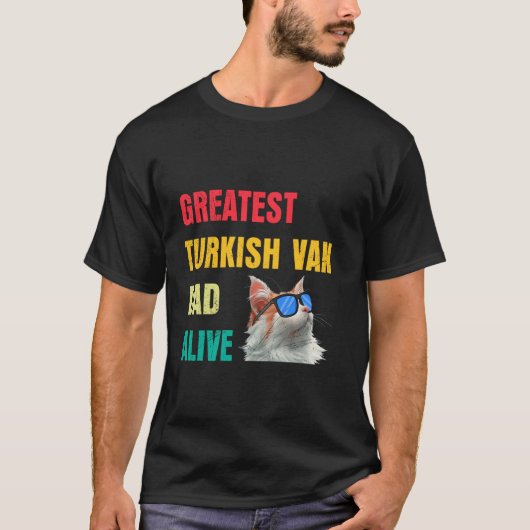 Kat Vader GROOTSTE TURKSE VAN VADER Ooit Leuk T-shirt (Voorkant)