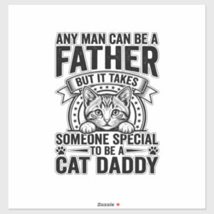 Kat Vader Vader Citaat Vintage Gravure T-Shirt D Sticker
