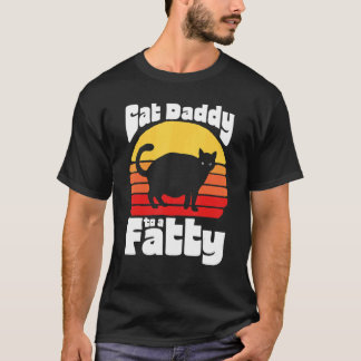 Kat Vader van een Vette! Grappige Retro 80s Zonson T-shirt