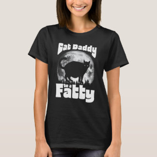 Kat Vader van een Vette! Grappige Vintage Volle Ma T-shirt