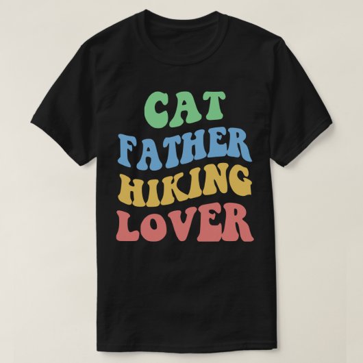 Kat Vader Wandelliefhebber IV T-shirt (Design voorkant)
