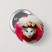 Kat Valentijn Button (Voorkant /achterkant)