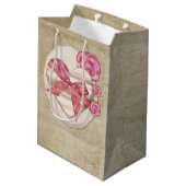 Kat Valentijn Victoriaans Mixed Media MEDIUM Cadeauzakje (Achterkant Gekanteld)